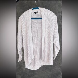 EXPRESS Open-Front Crochet Knit Cardigan | XS